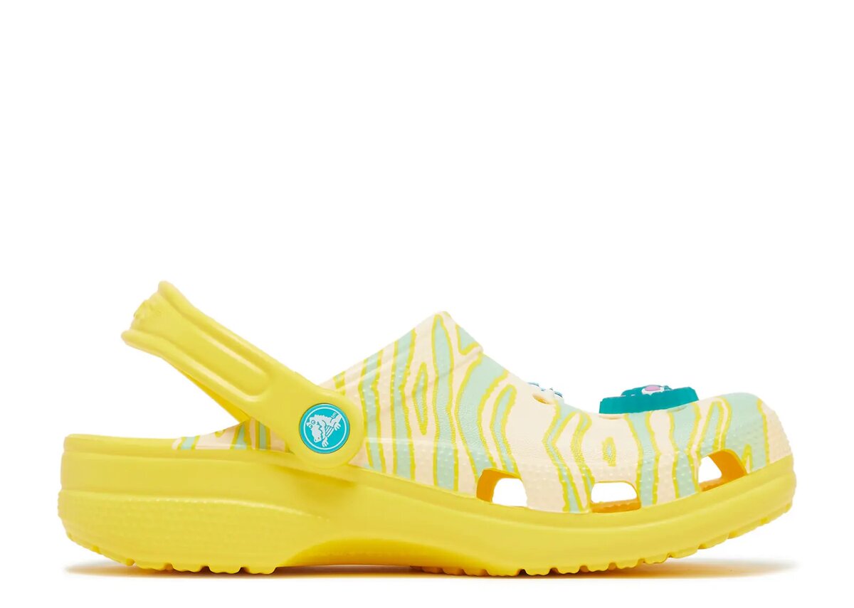 Ron English x Classic Clog Kids ’Party Animals – Zebra Lemon’ Ron English x Classic Clog Kids ’Party Animals – Zebra Lemon’