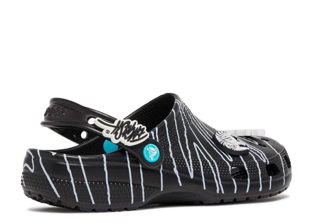 Ron English x Classic Clog ’Party Animals – Zebra Black’ Ron English x Classic Clog ’Party Animals – Zebra Black’