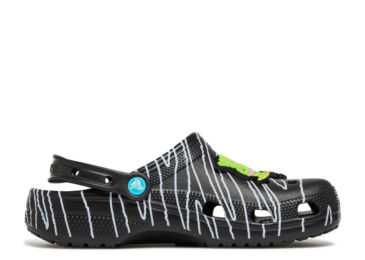 Ron English x Classic Clog ’Party Animals – Zebra Black’ Ron English x Classic Clog ’Party Animals – Zebra Black’
