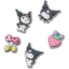 Sanrio Kuromi 5-pakkaus Jibbitz-koruja