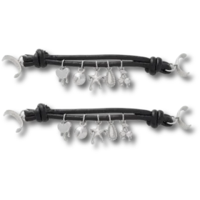 Silver Icons -sandaaliketju, 2 kpl:n Jibbitz-korut