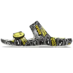 SmileyWorld x Classic Sandal ”Musta-valkoinen”