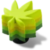Stacked Hemp Leaf Jibbitz™-korut