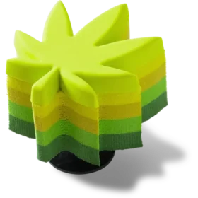 Stacked Hemp Leaf Jibbitz™-korut
