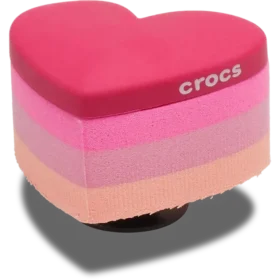 Stacked Pink Heart Jibbitz™-korut