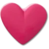 Stacked Pink Heart Jibbitz™-korut