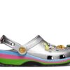 The Powerpuff Girls x Classic Clog Kids ’Metallic Silver’ The Powerpuff Girls x Classic Clog Kids ’Metallic Silver’