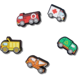 Tiny Work Trucks -korut, 5 kpl:n pakkaus: Jibbitz-korut