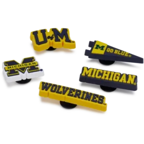 University of Michigan 5-pakkaus Jibbitz-koruja